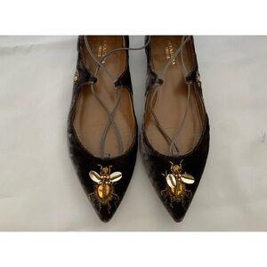 Aquazzura bee embellishment flats